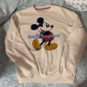 Disney Cream Mickey Mouse Women’s Sweater